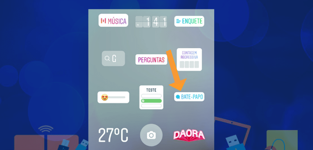 Instagram cria sticker no Stories que convida seus amigos para um chat • B9